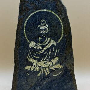 Buddha in Binna-Gletscher-Geröll