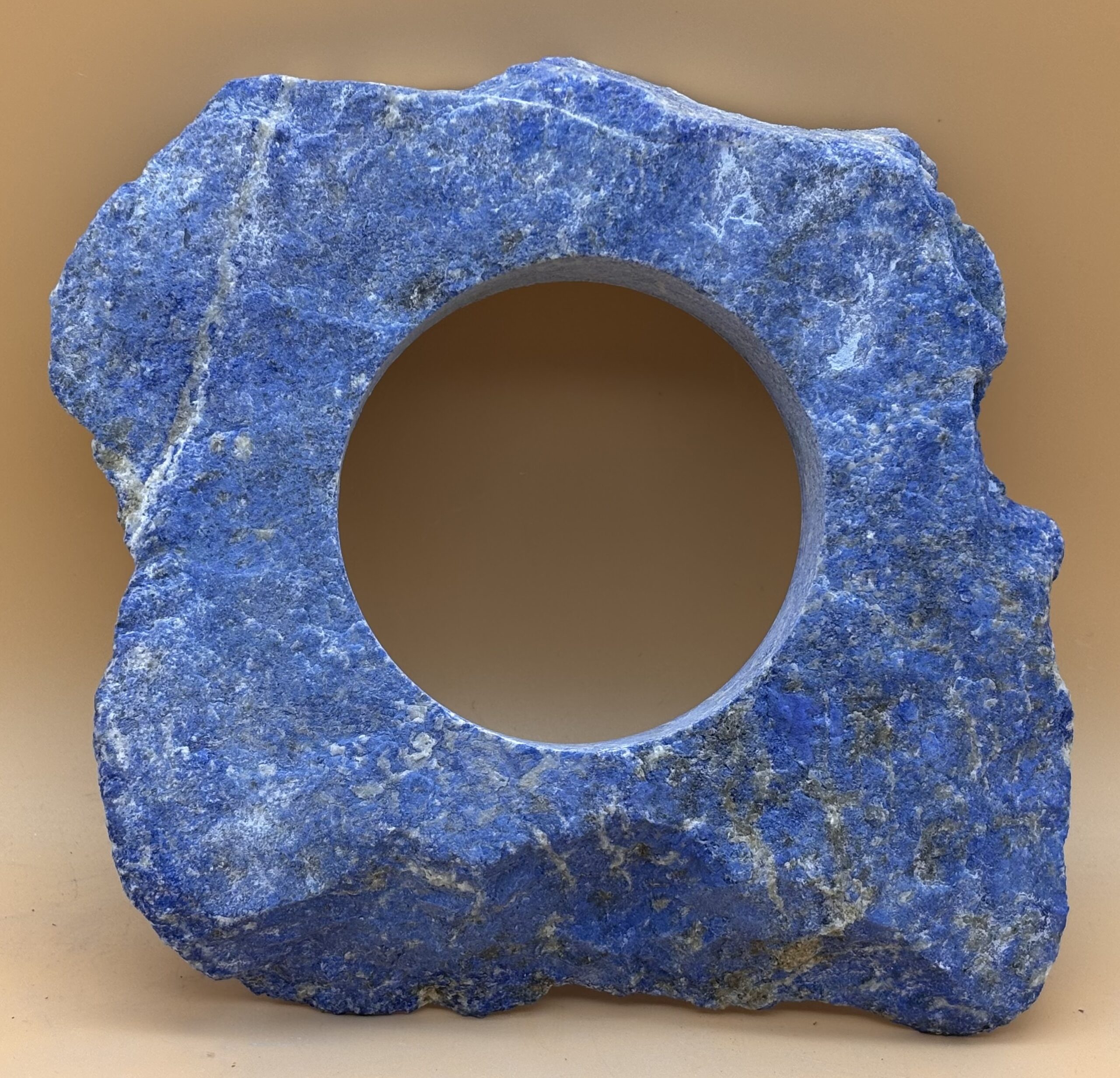 Lapislazuli-Bohrausschnitt-Platte – Bild 2