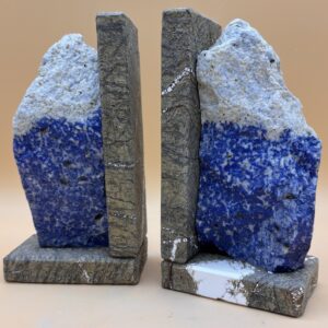 Buchstützen Lapislazuli