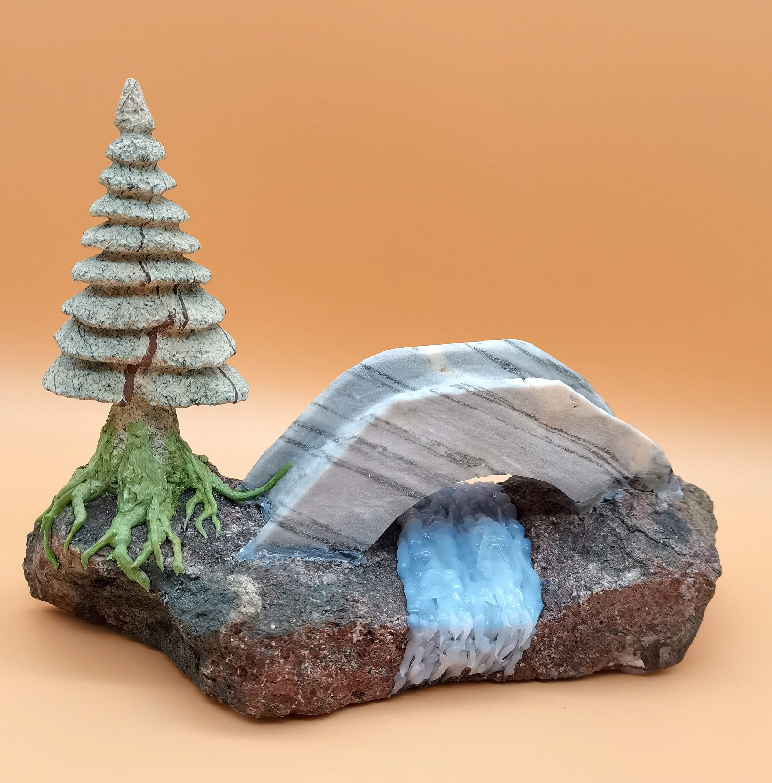 "Wasser im freien Fall"