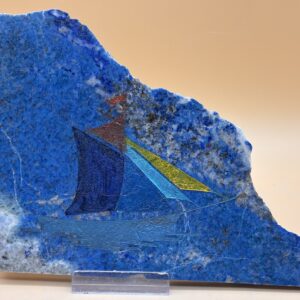 Lapislazuli Motiv Platte