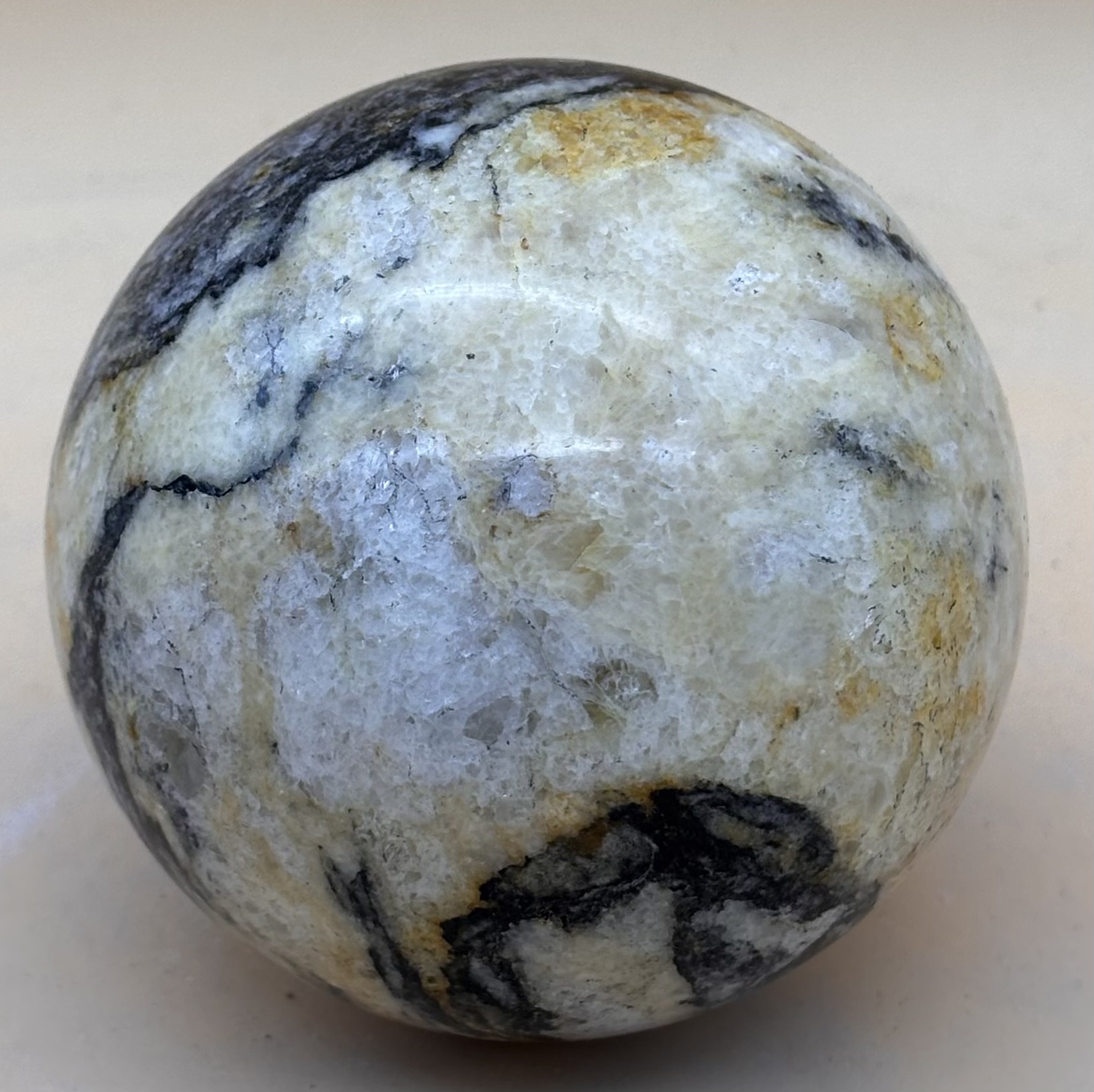 Steinkugel Binntaler Metamorphit – Bild 2