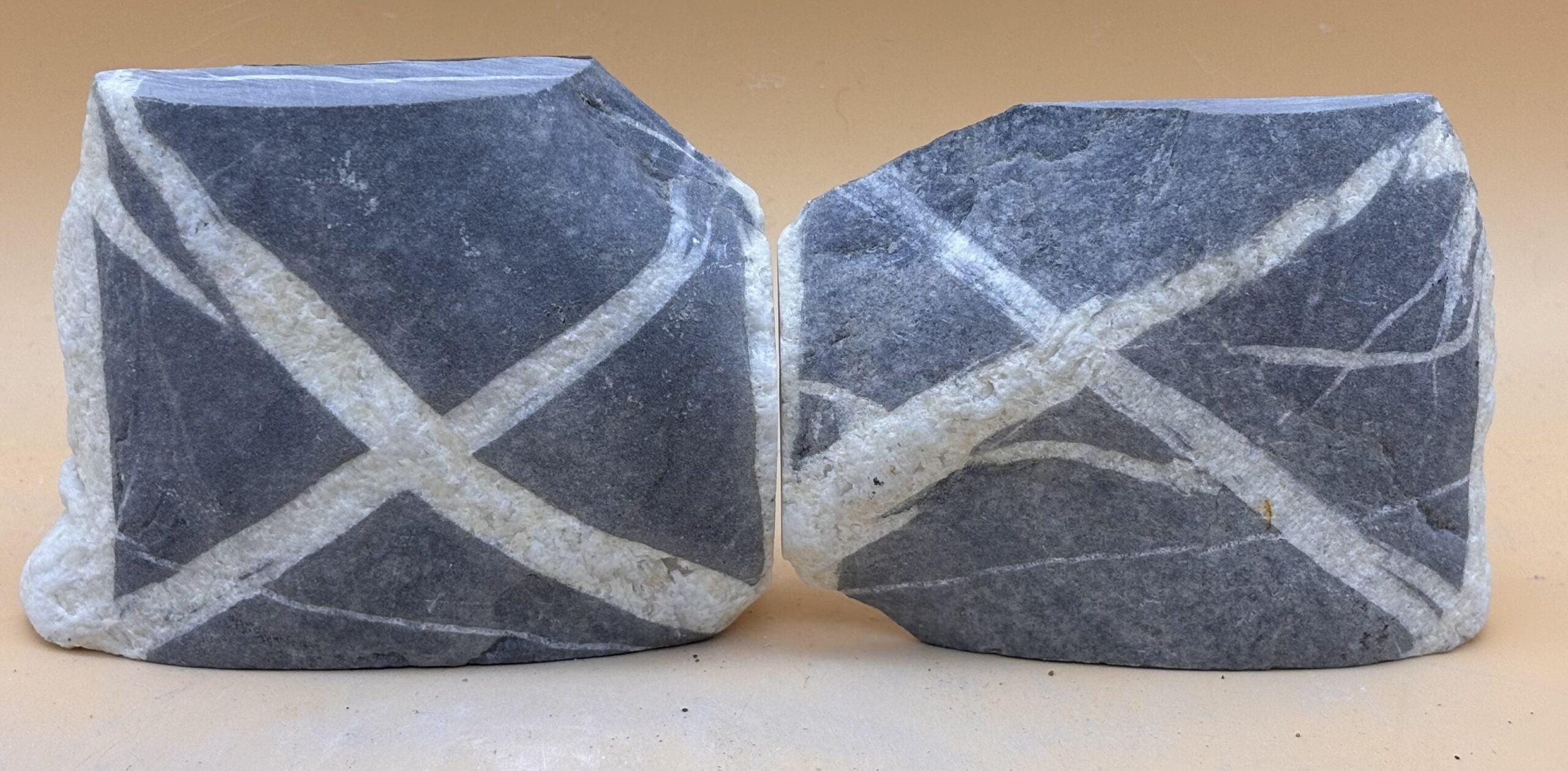 Rheingoldschiefer Spiegelsteine – Bild 2