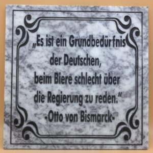 Zitat Grundbedürfnis "Otto von Bismarck"