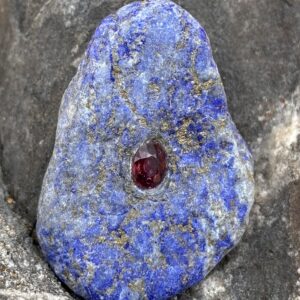 Lapislazuli-Rubin Anhänger