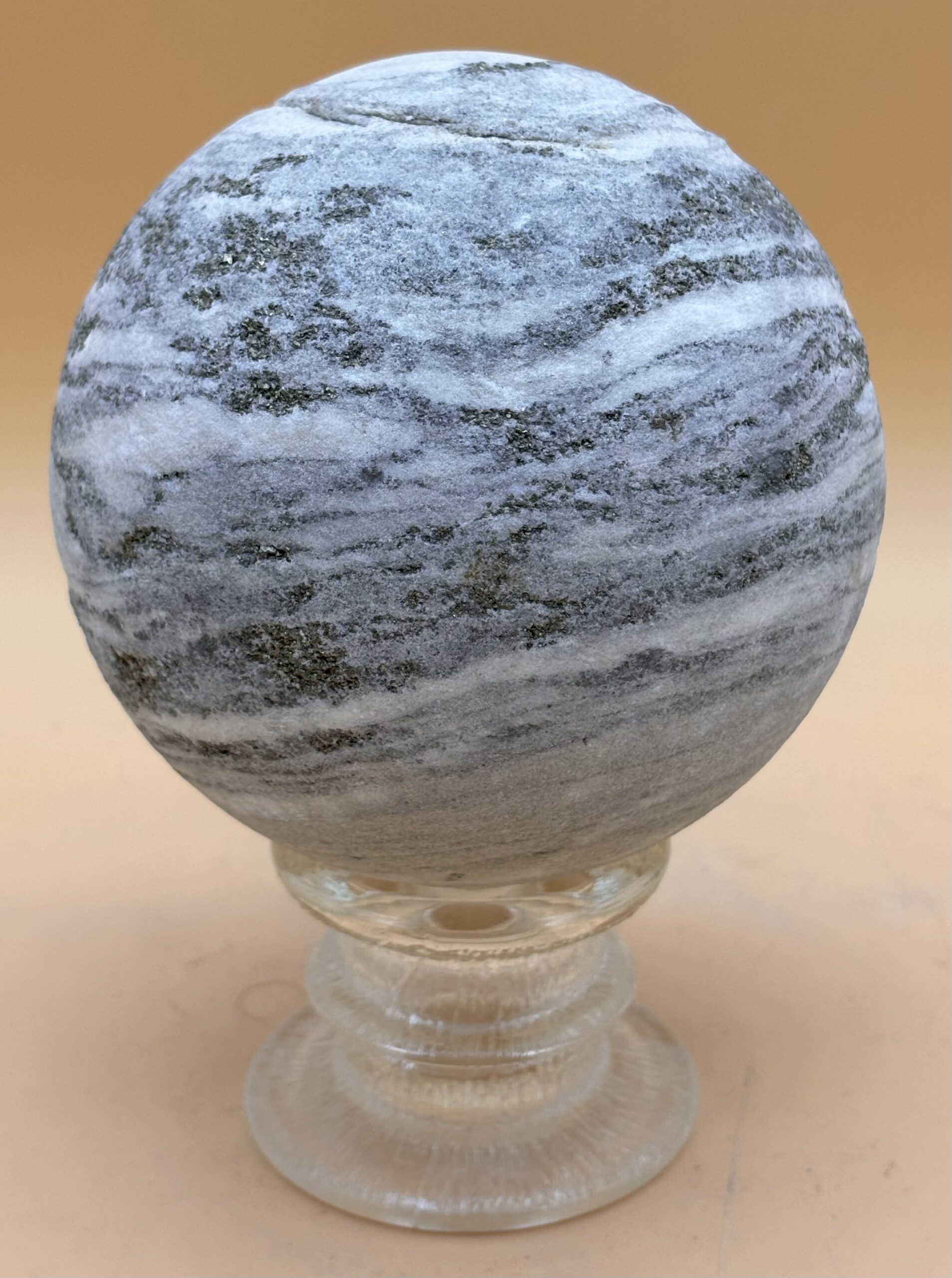 Walliser Goldmarmor Kugel