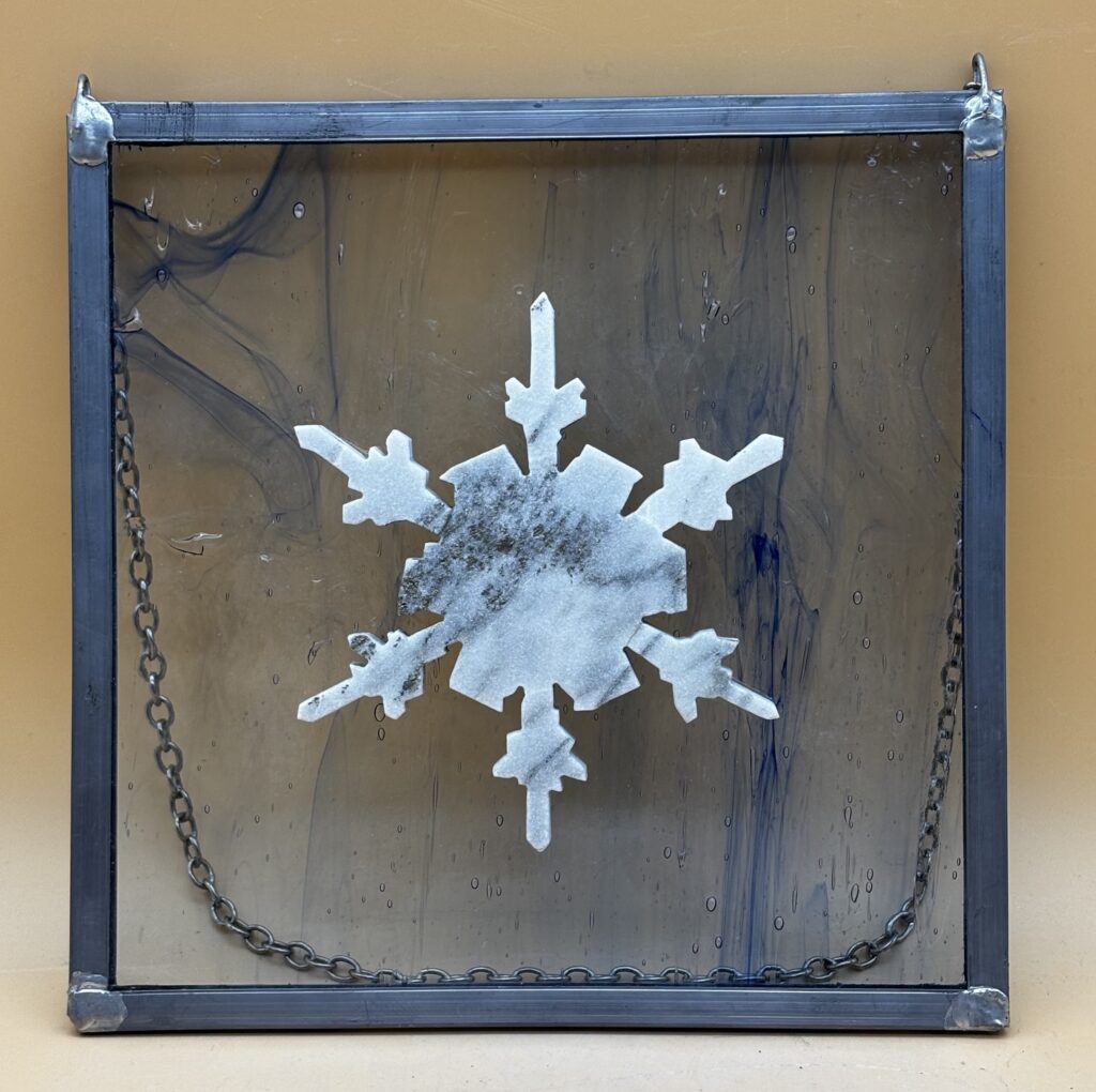 Schneeflocke Goldmarmor