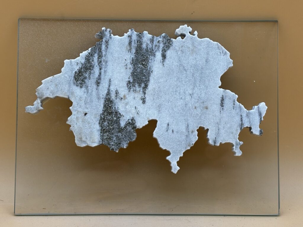 Schweiz Landkarte Stein